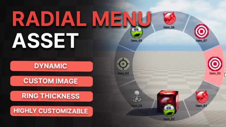 Radial Menu Unreal Engine 5 Asset and Tutorial
